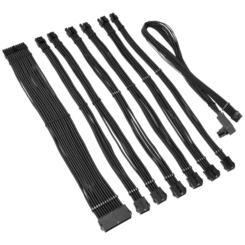 Ilginimo kabelių rinkinys Kolink Core Pro COREPRO-EK-12VT2-BLK 12V 2x6-pin juodas