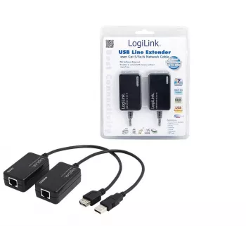 LogiLink® UA0021D USB linijos prailgintuvas per CAT5/6 iki 60 m