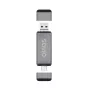 Kortelių skaitytuvas SD 3v1, USB-C + USB-A 2.0 + Micro USB