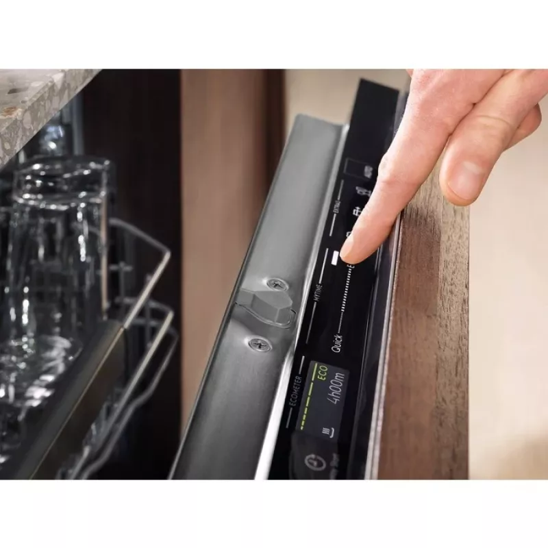 Įmontuojamas indaplovė Electrolux EEM43200L, siaura 45 cm, 10 komplektų, 44 dB, 8 programos