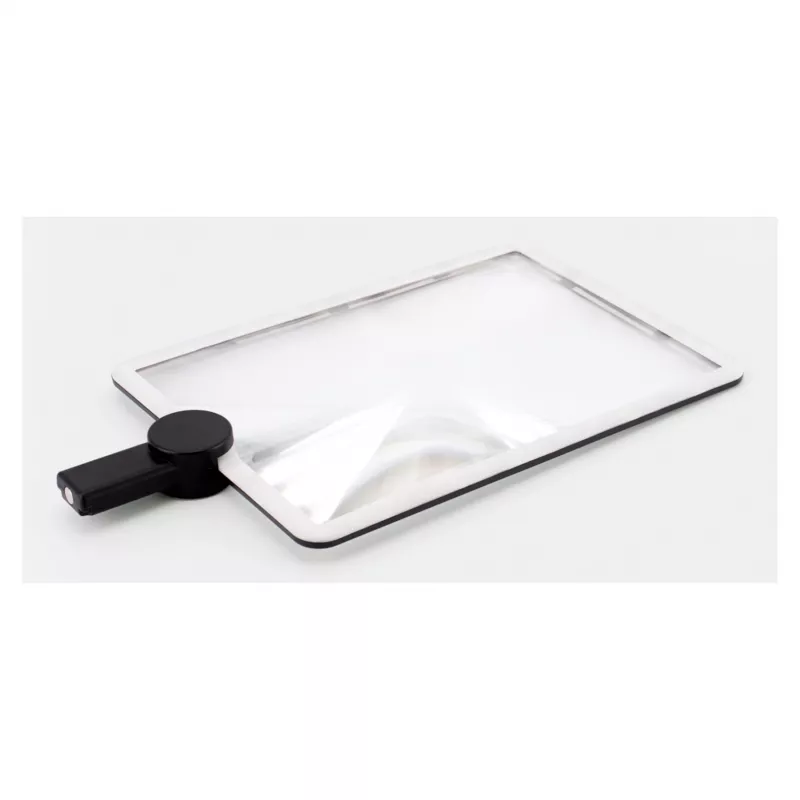 Rankinis LED didintuvas RealPower HL-1, 5× didinimas, maitinamas baterija (5 V, 1 A)