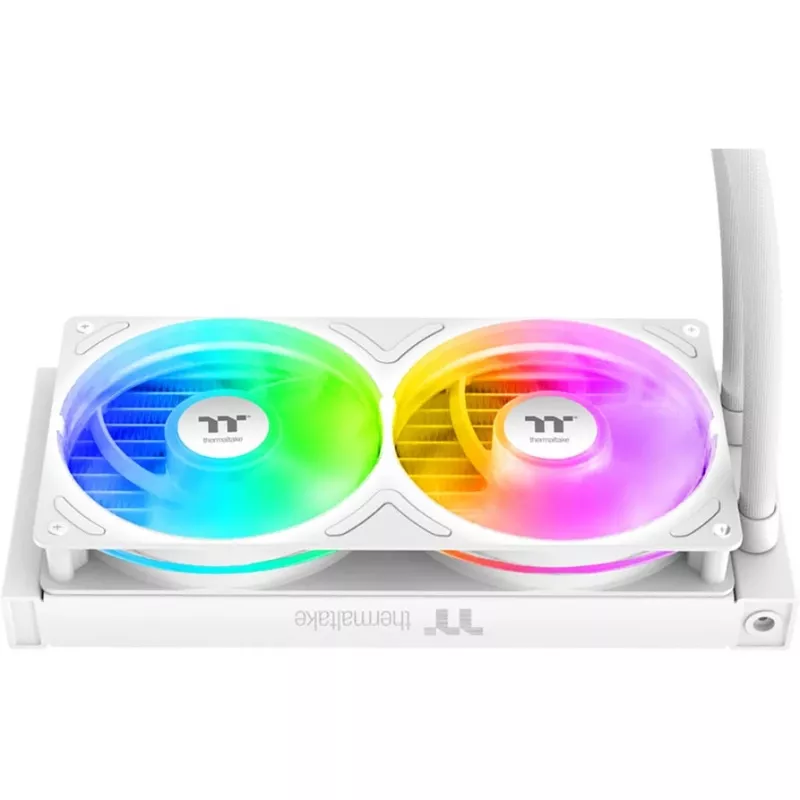 Skysčio aušintuvas procesoriui THERMALTAKE TH240-S V3 ARGB Sync Snow Edition, 240mm radiatorius