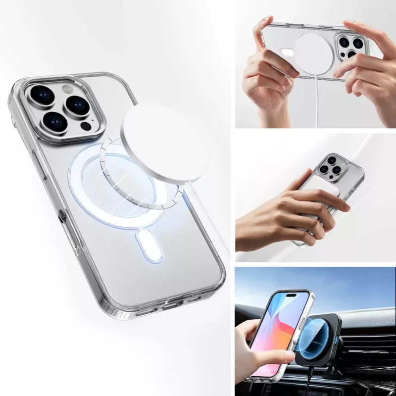 Dėklas 4smarts iPhone 16 Pro 16 cm (6.3 colio) Skaidrus