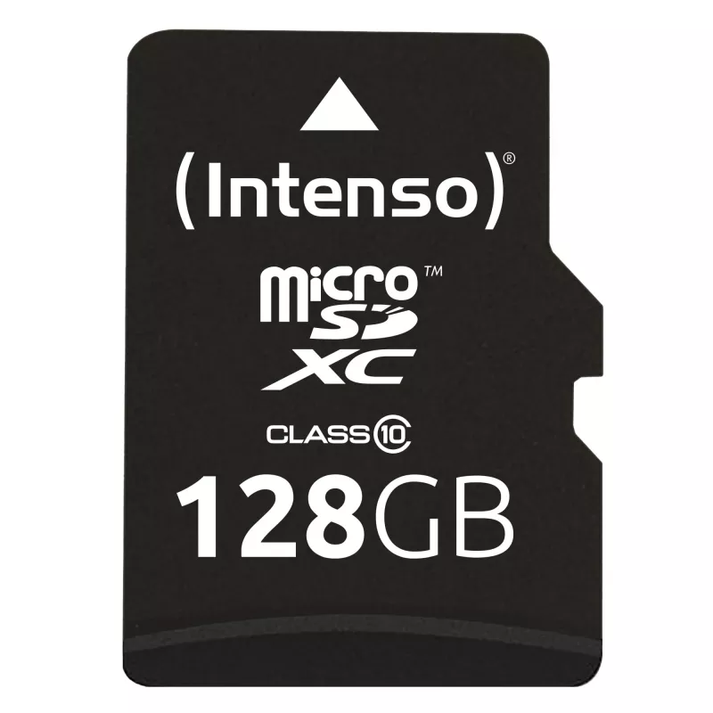 Intenso 128GB MicroSDXC atminties kortelė C10 su adapteriu 3413491