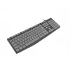 Pilno dydžio laidinė klaviatūra NATEC NKL-1507 USB QWERTY US International Pilka/Juoda, 105 klavišai, skaičių blokas