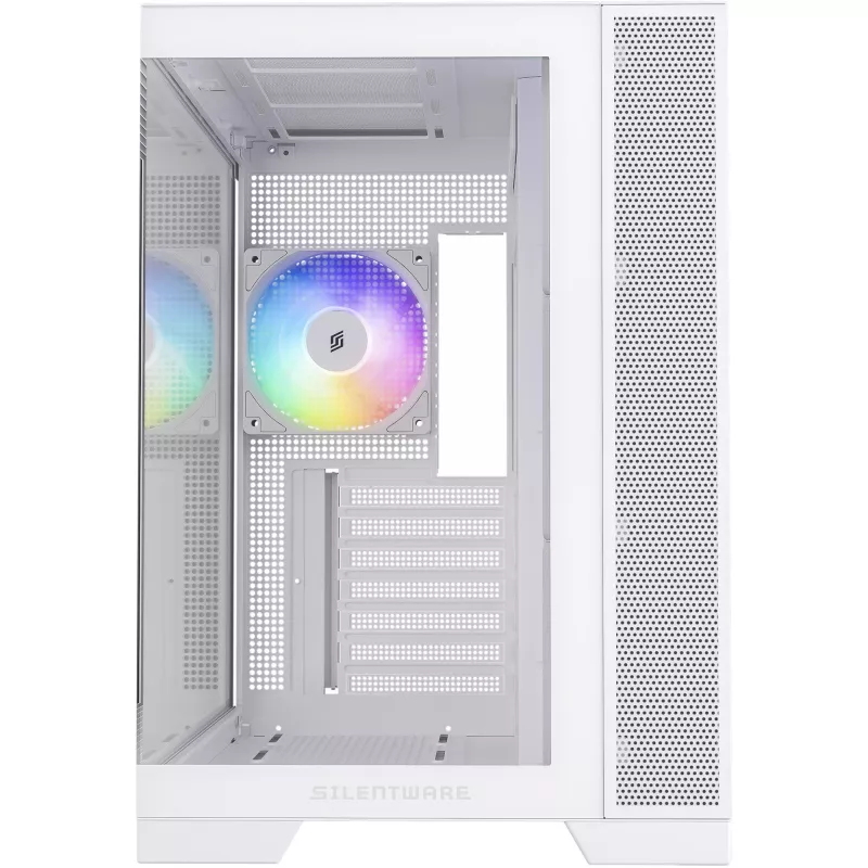PC korpusas Silentware View A-RGB White VIEWWHITE – vidutinis bokštas su A-RGB apšvietimu, baltas