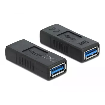 USB 3.0 adapteris Type-A motina į Type-A motiną kryžminis DeLOCK 66641