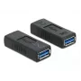 USB 3.0 adapteris Type-A motina į Type-A motiną kryžminis DeLOCK 66641