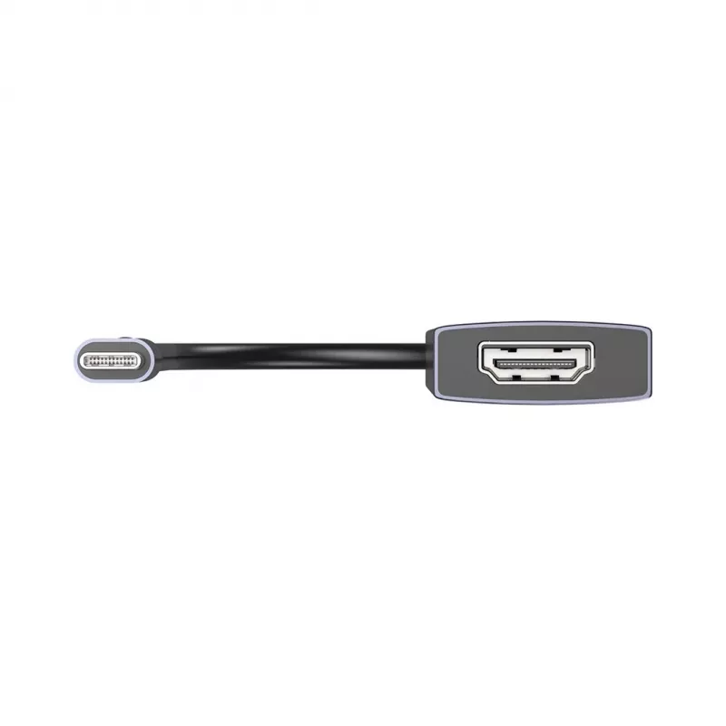 USB-C centrinis įrenginys Unitek H1124AGY01 su 100W PD, HDMI 2.0, 2x USB‑A, 2x USB‑C, SD/microSD skaitytuvu – aliuminis