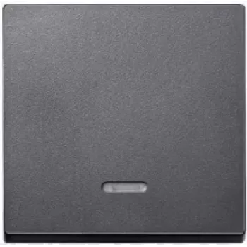 MERTEN EL SM 431014 - System M, jungiklio svirtis su kontroliniu langeliu, Antracitas, švelniai matinis (431014)