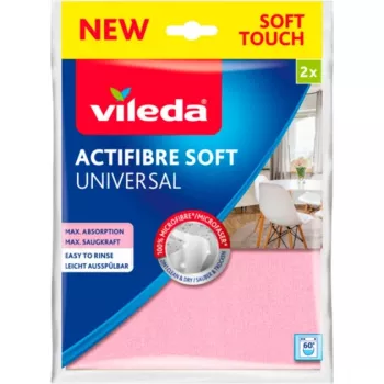 Vileda ACTIFIBRE Soft universali minkšta šluostė, 2 vnt.