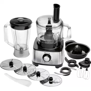 ProfiCook PC-KM 1063 virtuvės kombainas 1200 W 1,75 L juodos spalvos, nerūdijantis plienas