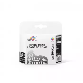 Suderinami rašalo kasetė HP DJ 3700, spalvota, atnaujinta, 18 ml