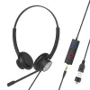 Ausinės Tellur Voice 420 laidinės binauralinės juodos TLL411006