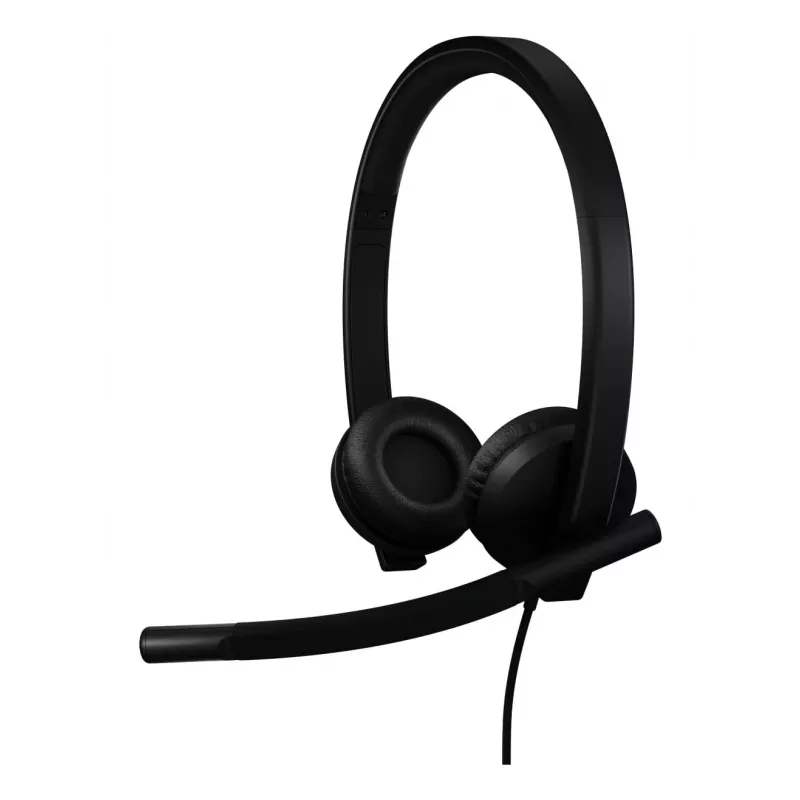 Ausinės Logitech H570e laidinės, USB, 1,9 m, juodos