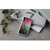 Dėklas išmaniajam telefonui iKins, skirtas iPhone XR – vandens gėlių dizainas, baltas