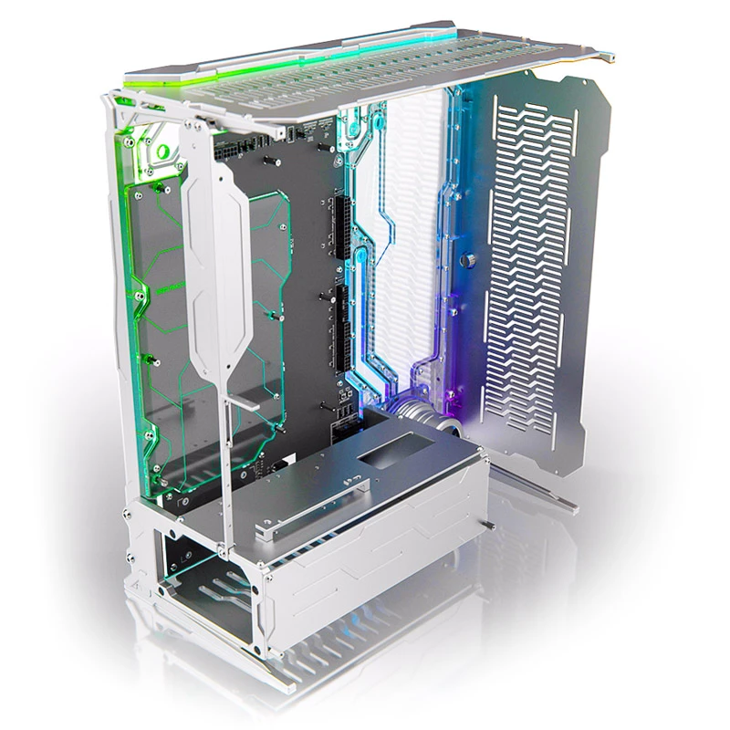 Kompjuterio korpusas Triton Spectre Integra-M Elite – Singularity Computers – sidabrinis