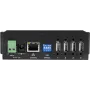 Exsys Ethernet GLAN 1x į 4x USB2.0 4 prievadų įrenginių serveris su maitinimo šaltiniu 15KV - kabelių/ adapterių rinkinys - skaitmeniniai/ duomenys