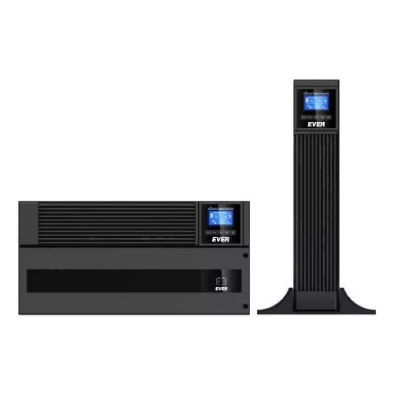 UPS EVER POWERLINE RT Plus 6 kVA T/PWPLRT-116K00/00 — Online dvigubo keitimo stelažinis/bokštinis UPS 6kVA