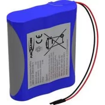 Ansmann 1S3P akumuliatoriaus blokas 3x 18650 su laidu Li-Ion 3,6 V 10500 mAh (2447-3034-20)
