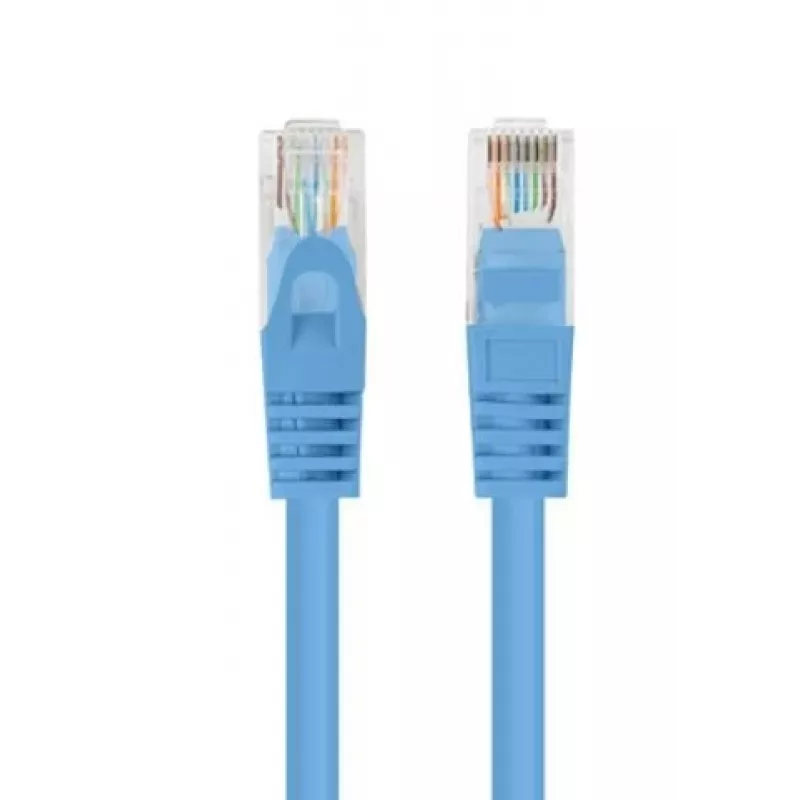 PATCHCORD Cat.5E UTP 1,5 m Mėlyna FLUKE PASSED LANBERG 10 VNT. PAK.