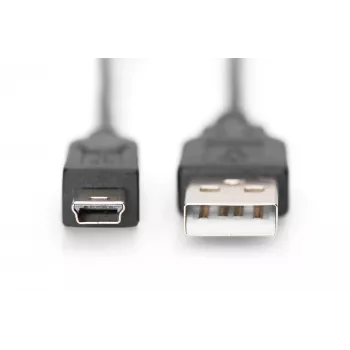 Laidas USB A / miniUSB B M/M 1 m juodas