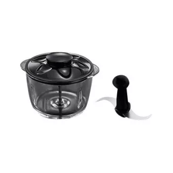Elektrinis smulkintuvas Russell Hobbs 24660-56 – 1 l stiklinis dubuo, 200 W, raudonas