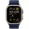 Apple Watch Ultra 2 Cell 49mm Natūralus Titano Mėlynas Loop S/M