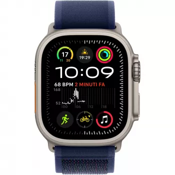Apple Watch Ultra 2 Cell 49mm Natūralus Titano Mėlynas Loop S/M