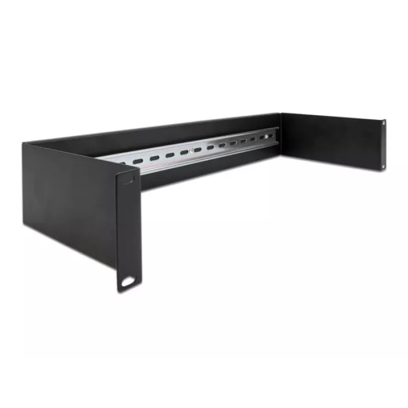 Kabelių bėgelis DeLOCK 66884 Juodas 180 mm plotis 482 mm gylis 90 mm aukštis