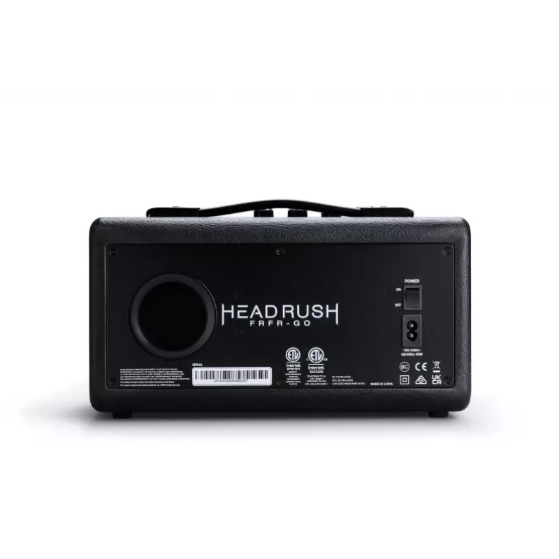 Nešiojamas FRFR gitaros stiprintuvas HEADRUSH FRFR-GO, 65W, pilno dažnių diapazono, maitinamas baterija / tinklu