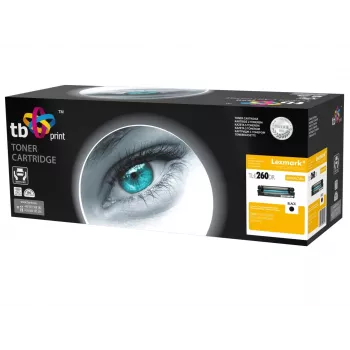 Kasetė toner Lexmark E260 juoda perdirbta 3000 puslapių