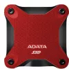 Išorinis SSD ADATA SD620 1 TB, nešiojamas, USB 3.2 Gen 2 (Micro-USB B), skaitymas 520 MB/s, rašymas 460 MB/s, atsparus smūgiams, raudonas