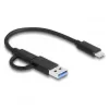 DeLOCK USB Type-C kortelių skaitytuvas CFexpress XQD aliuminis pilkas 10000 Mbit/s
