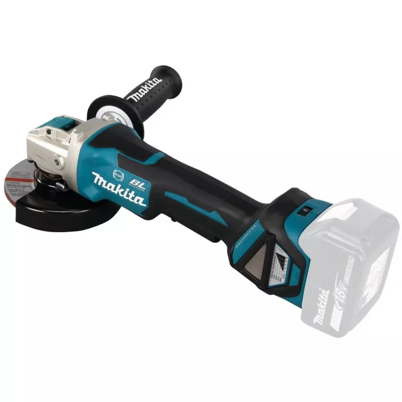 Makita DGA519Z - Kampinis šlifuoklis - Belaidis - 125 mm - be Akumuliatoriaus - 18 V (DGA519Z)