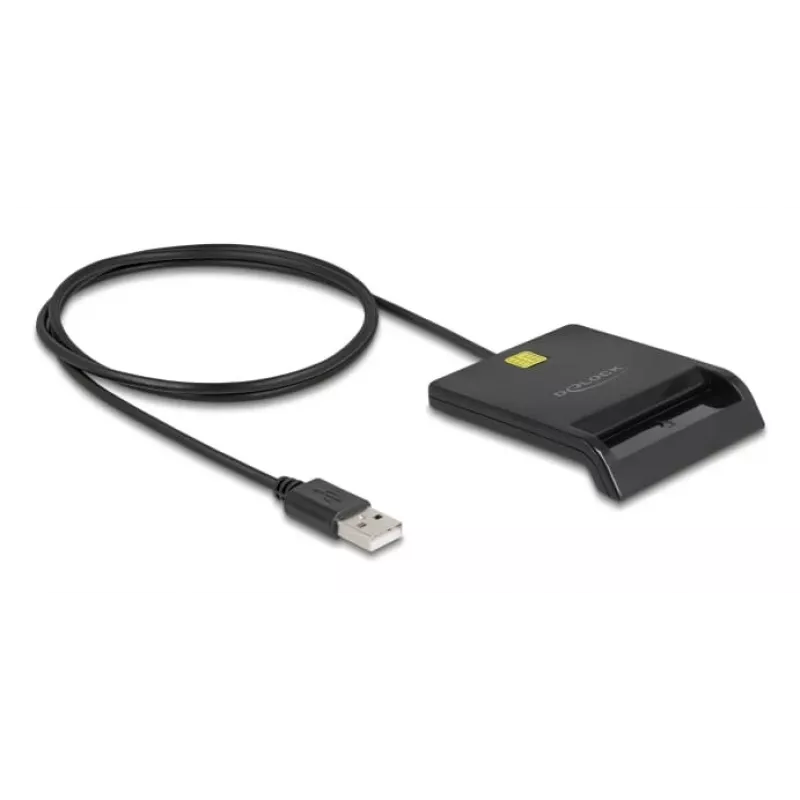 DeLOCK 91724 Juodas USB Type-A kortelių skaitytuvas