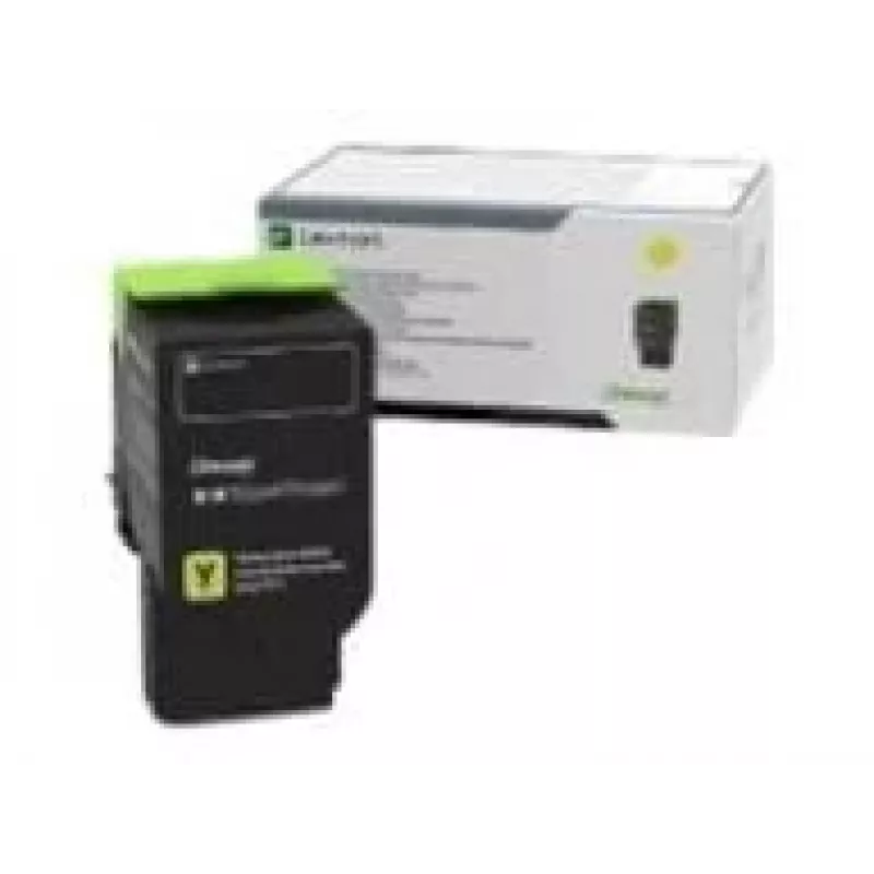 Originalus Lexmark didelės išeigos geltonas kasetė