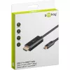 Goobay USB-C į HDMI laidas 4K 60 Hz 2 m juodas (75697)