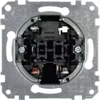 Rotacinis jungiklis Merten MEG3115-0000 1P metalinis, 250 V AC, 10 A