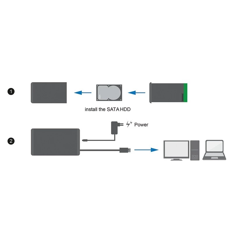 Išorinis HDD dėklas LogiLink UA0284 Juodas 3.5 colio