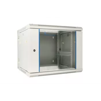 Extralink Rackmontavimo spinta 9U 600x600 AZH pilka, montuojama ant sienos, varstoma
