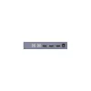 KVM jungiklis Unitek V307A USB HDMI 2 prievadų 4K Ultra HD 3840x2160@60Hz HDCP 2.2, metalinis korpusas, pilka