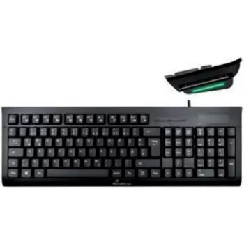 Klaviatūra MediaRange MROS114 Office USB, QWERTZ, vokiškas išdėstymas, juoda
