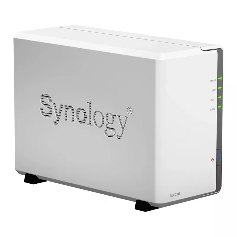 Synology Disk Station DS220j – NAS serveris su 2 vietomis diskams