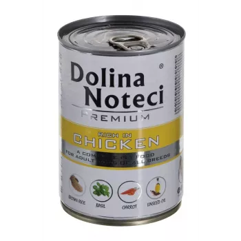 Šlapias šunų ėdalas Dolina Noteci Premium suaugusiems jautiena vištiena kiauliena 400 g, be glitimo, be konservantų