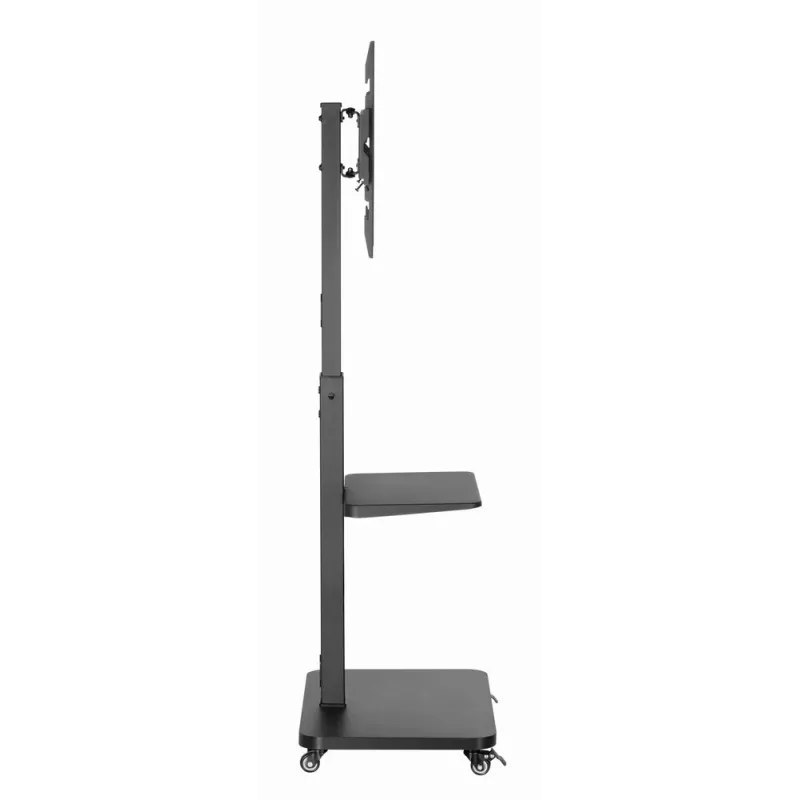 Gembird TVS-75S-02 TV grindinis stovas su ratukais, 37 - 75, juodas