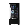 Korpusas PC CHRONIX V2 Mid Tower ARGB ventiliatoriai x3 juodas
