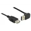 USB laidas DeLOCK 1m USB 2.0-A į USB 2.0-A juodas