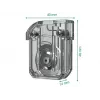 Leitz tiesaus pjovimo peiliukas, skirtas Precision Office Trimmer, 15 lapų, plastikas, plienas, pilka, 14 mm, 40 mm, 48 mm