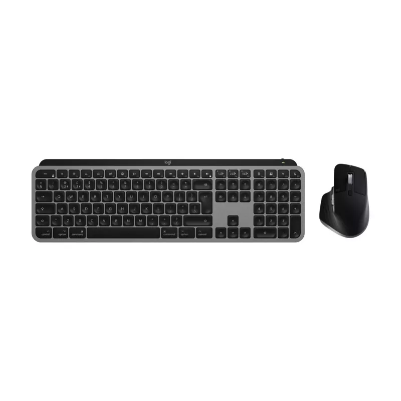 Logitech Master Series MX Keys S Combo for Mac – belaidė klaviatūra ir pelė su apšvietimu (920-012845)